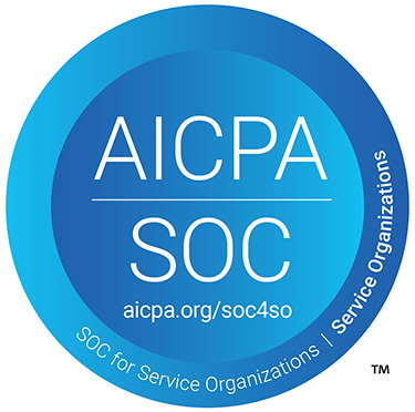 Logo for AICPA SOC for service organizations