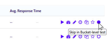 API Testing & Monitoring Skip Individual Tests in Bucket-Level Executions