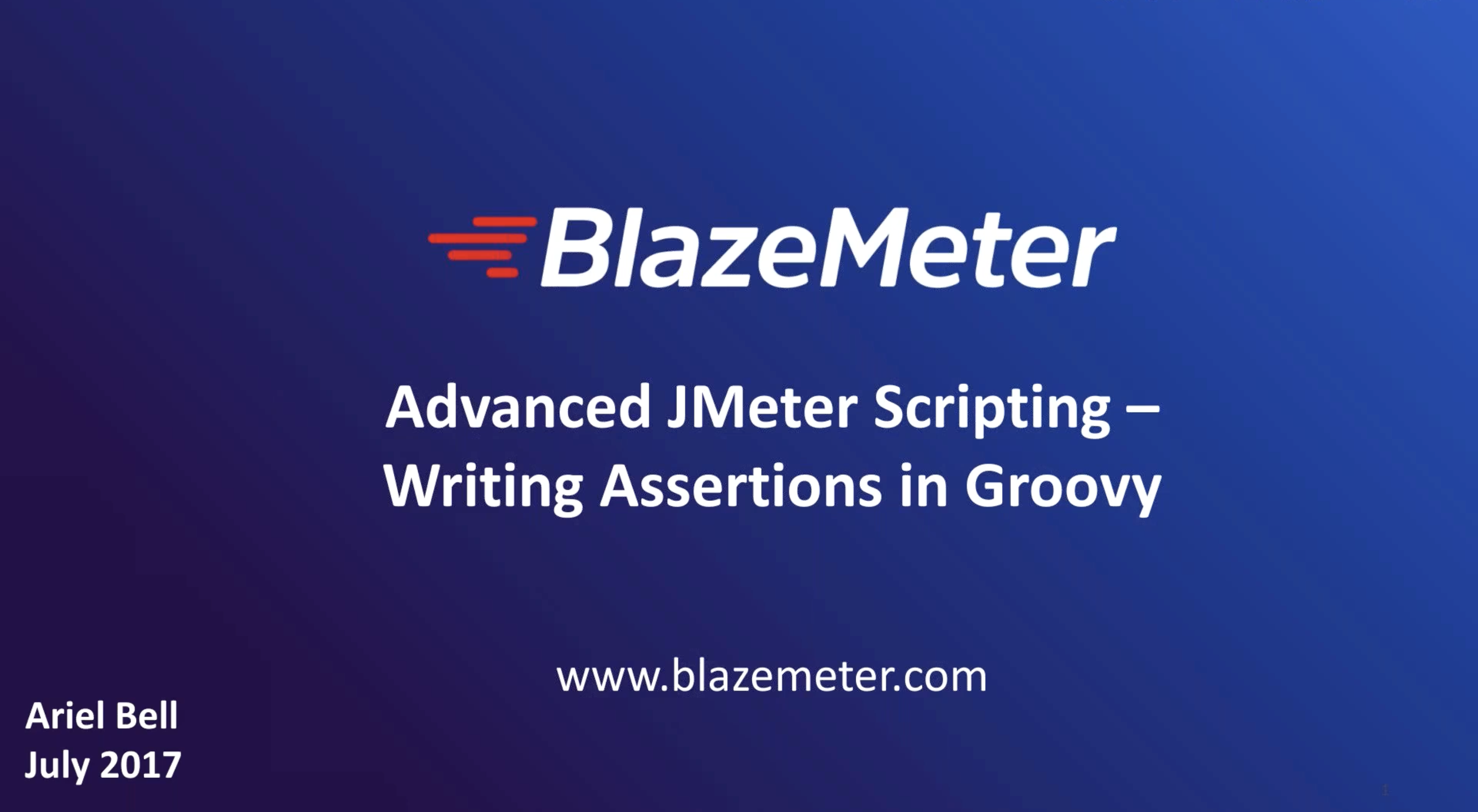 Advanced JMeter Scripting Writing Assertions in Groovy