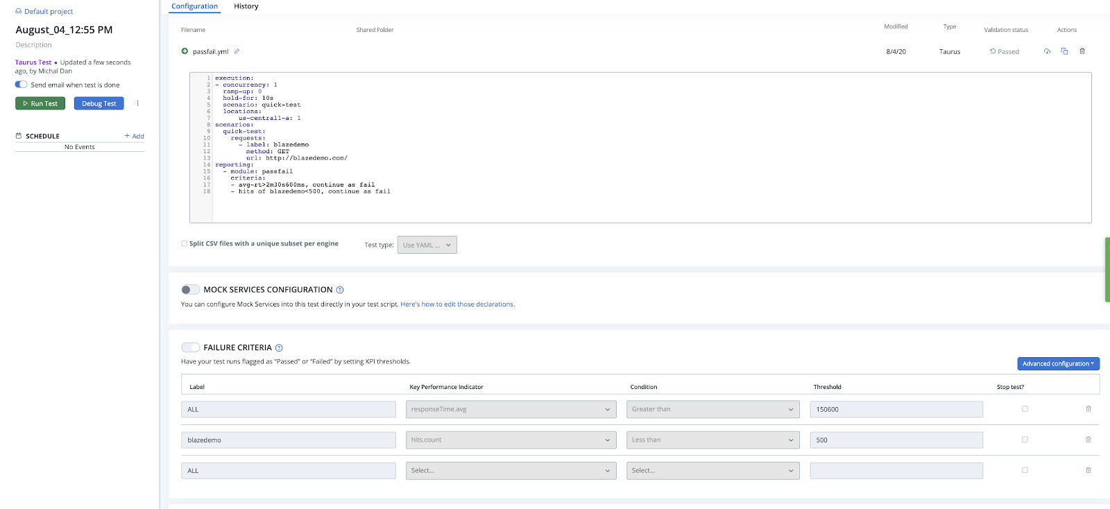 What's New for September 2020? | BlazeMeter by Perforce