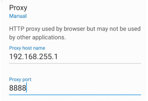 Enter proxy port in JMeter