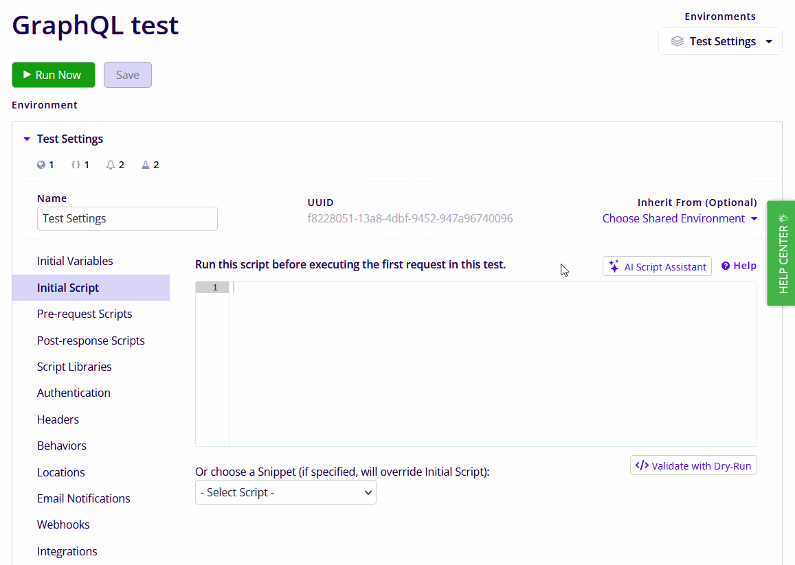 BlazeMeter AI Script Assistant in action