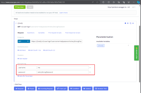 Updating variables with specific values to be used during the checks.