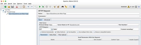 Add an HTTP Request sampler.