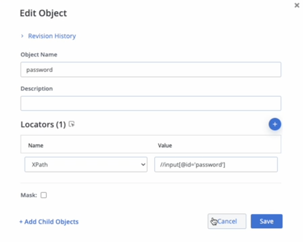 edit object