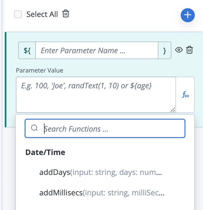 parameter name